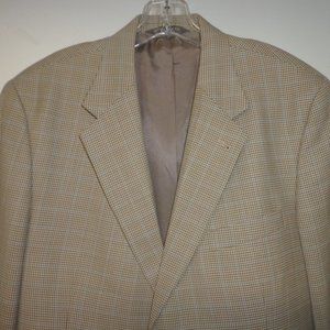 Vintage Evan Picone Plaid Sport Coat (46 R)